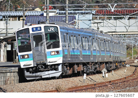 中央本線 上野原 JR東日本 211系 N602編成(長野) 中央本線 上野原 JR東日本 211系 N602編成(長野) 127605607