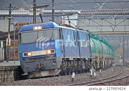 中央本線 上野原 JR貨物 EH200-23(高崎) 中央本線 上野原 JR貨物 EH200-23(高崎) 127605624