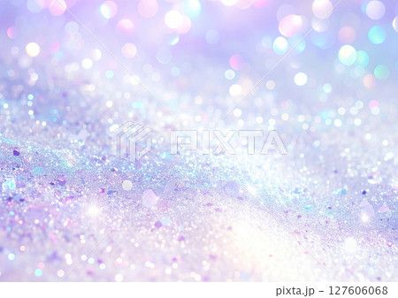 紫色のキラキラ背景テクスチャ 127606068