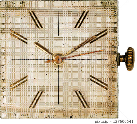 dial vintage clock, high resolution and detail dial vintage clock, high resolution and detail 127606541