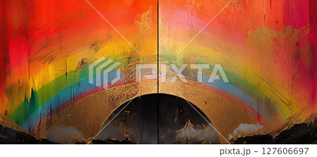 abstract color rainbow background LGBTQIA, ai 127606697