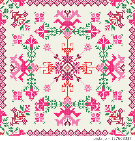 Mexican Teenek embroidery pattern 20 127608337