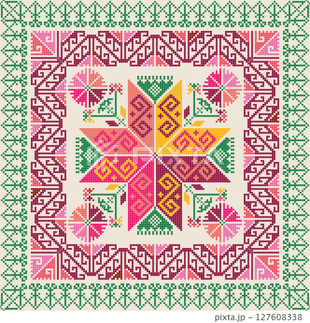 Mexican Teenek embroidery pattern 21 127608338