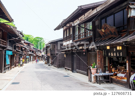 『奈良井宿 下町界隈』旧中山道 宿場町 （長野県塩尻市） 127608731