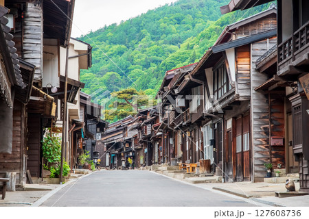 『奈良井宿 下町界隈』旧中山道 宿場町 （長野県塩尻市） 127608736