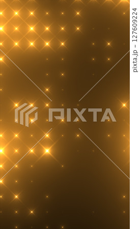 Golden glowing stars arranged in a diamond grid pattern, emitting soft light across a warm gradient background Golden glowing stars arranged in a diamond grid pattern, emitting soft light across a warm gradient background 127609224