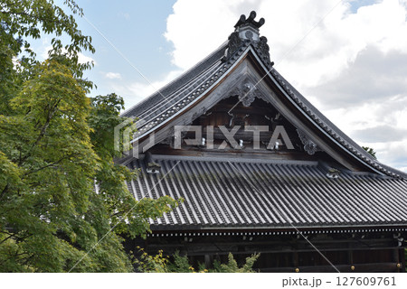 永観堂禅林寺　開山堂から見る御影堂(京都市左京区) 127609761