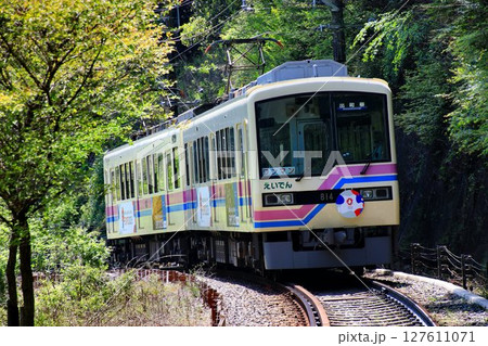 『鞍馬・貴船』『比叡山』への鉄路… 登山鉄道の趣もある【叡山電鉄】800系 127611071