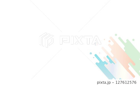 シンプルフレーム背景パステル素材イラスト　モダンデザイン ベクターpng 127612576