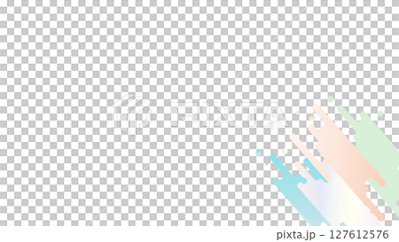 シンプルフレーム背景パステル素材イラスト　モダンデザイン ベクターpng 127612576