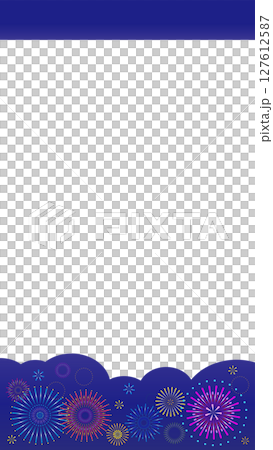煙花矢量插畫 127612587