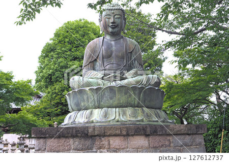 護国寺の大仏銅像【東京都文京区】 127612737