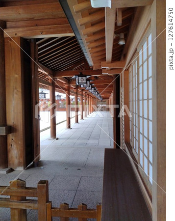 歴史ある橿原神宮の参道　奈良県橿原神宮 127614750