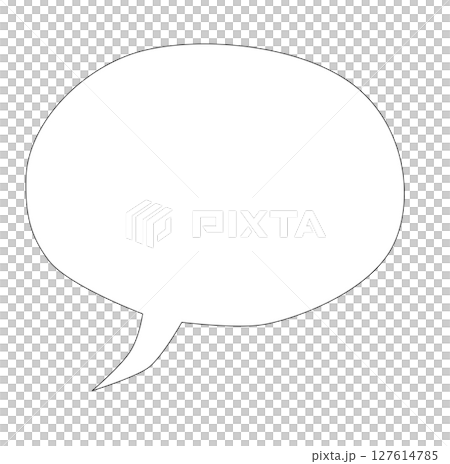 簡單的圓形語音氣泡框 127614785