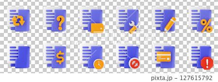3d file folder block warning question faq data document archive icon set bundle illustration 3d file folder block warning question faq data document archive icon set bundle illustration 127615792