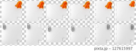 3d message blank comment notification attachment file sticky note paper text box speech bubble icon set bundle illustration 127615997