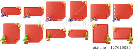 3d message christmas blank comment sticky note paper text box speech bubble icon set bundle illustration 3d message christmas blank comment sticky note paper text box speech bubble icon set bundle illustration 127616080