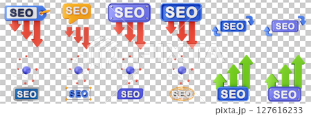3d Search Engine Optimization strategy data digital business marketing icon set bundle illustration 3d Search Engine Optimization strategy data digital business marketing icon set bundle illustration 127616233