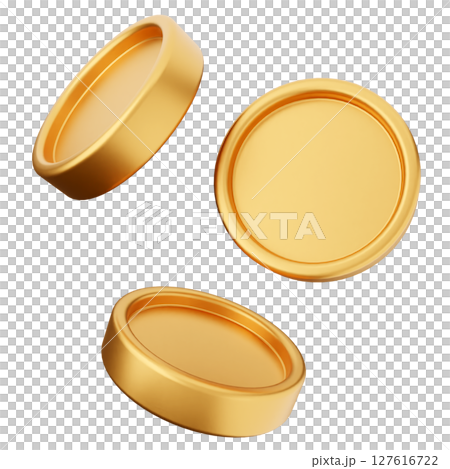 3d coins icon illustration 3d coins icon illustration 127616722