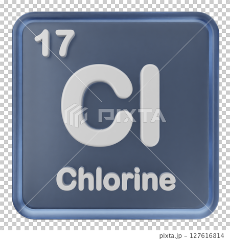3d periodic table chlorine 127616814