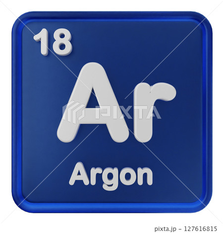 3d periodic table argon 127616815