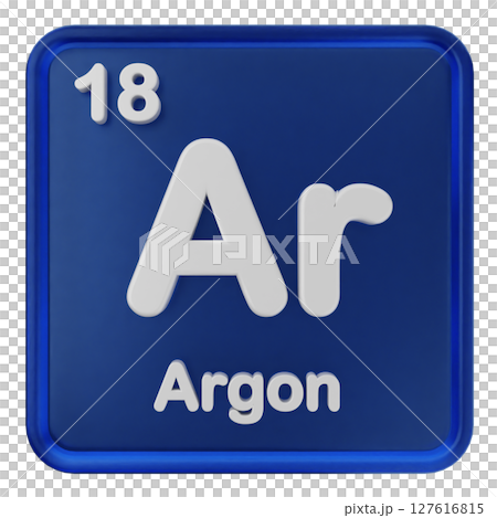 3d periodic table argon 127616815