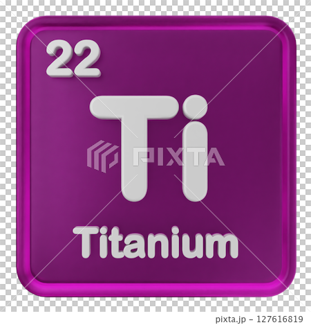 3d periodic table titanium 3d periodic table titanium 127616819
