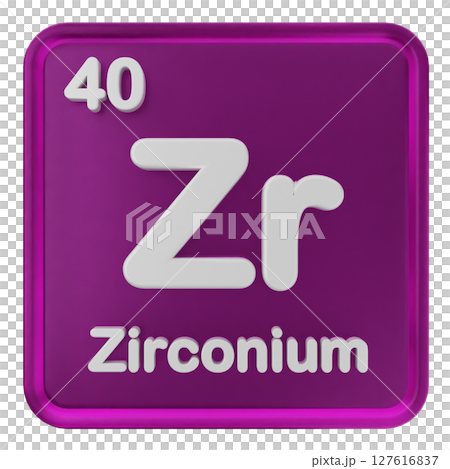 3d periodic table zirconium 127616837
