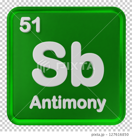 3d periodic table antimony 3d periodic table antimony 127616850