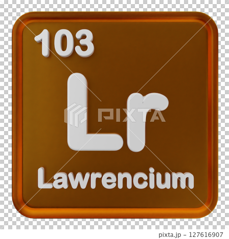 3d periodic table lawrencium 127616907
