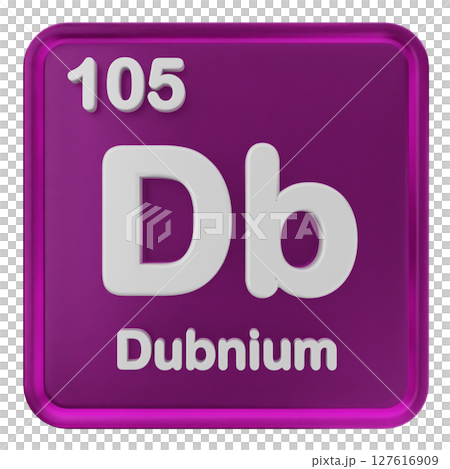 3d periodic table dubnium 3d periodic table dubnium 127616909