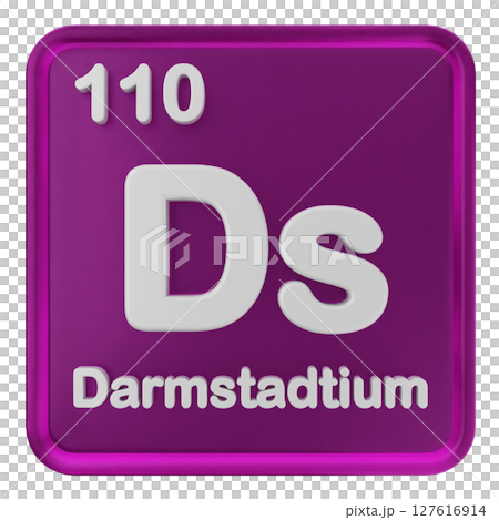 3d periodic table darmstadtium 127616914