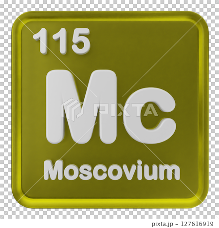 3d periodic table moscovium 127616919