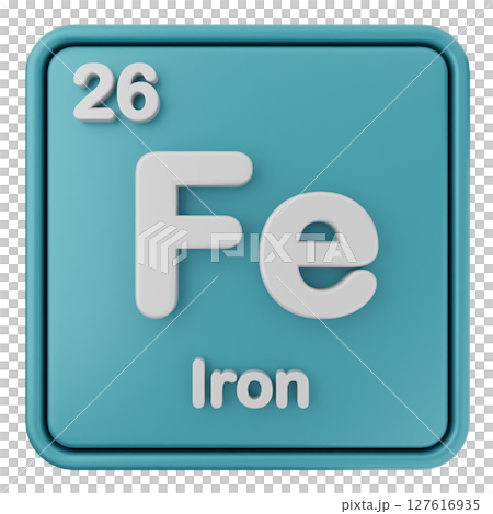 3d periodic table iron 3d periodic table iron 127616935