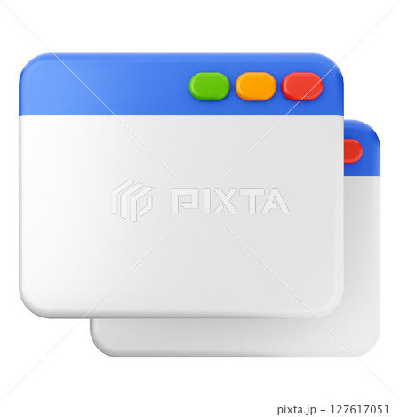 3d website icon 3d website icon 127617051