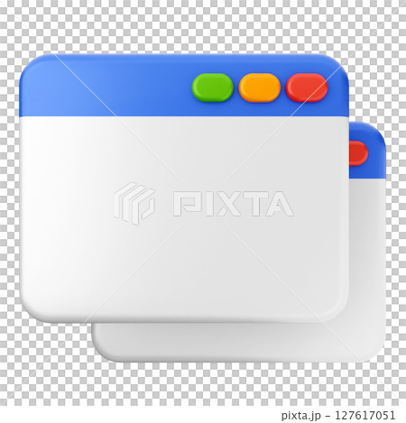 3d website icon 3d website icon 127617051