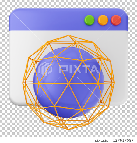 3d website internet globe connection 127617087