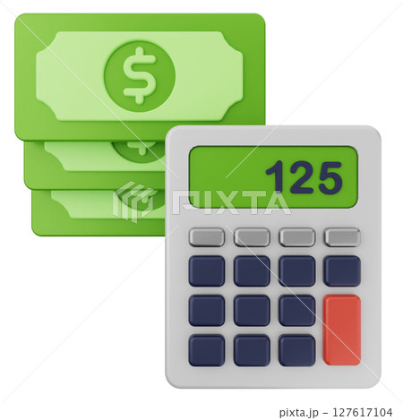 3d money dollar calculation 3d money dollar calculation 127617104