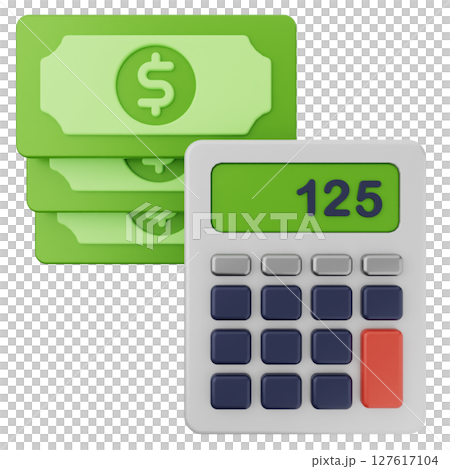 3d money dollar calculation 3d money dollar calculation 127617104