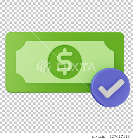 3d money dollar verification check 127617118