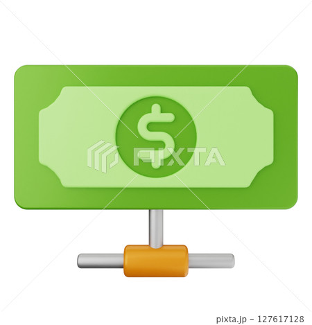 3d money dollar connection 127617128