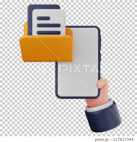 3d folder file document user account 3d folder file document user account 127617344