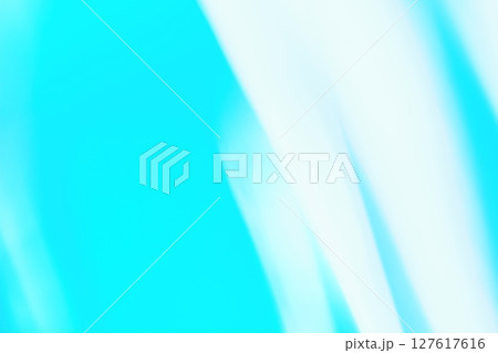 青色系　ミントブルーにランダムな白ラインの抽象的背景 127617616