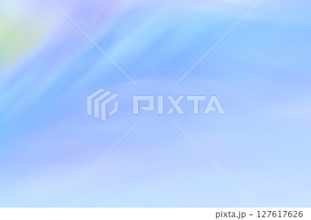 青、紫色系　流れるようなラインの抽象的背景 127617626