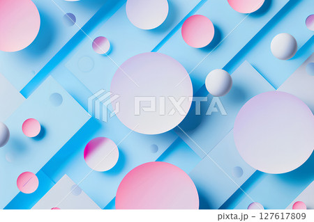 青とピンクの背景テクスチャー 127617809