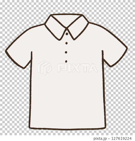 簡單的polo衫插圖 127619224