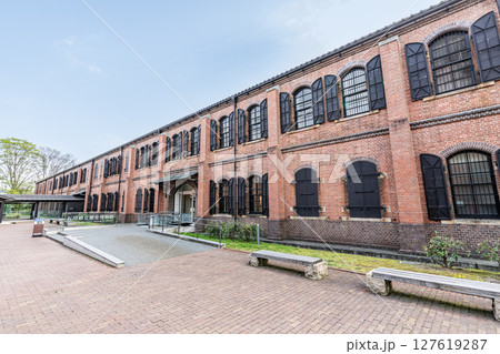 石川県金沢市　晴天の石川県立歴史博物館 127619287