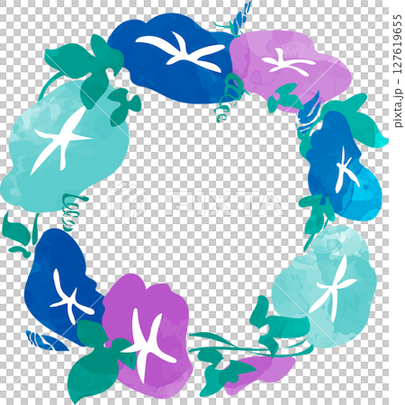 Morning glory frame Morning glory frame 127619655