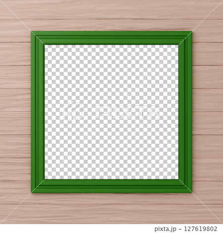 3D material_picture frame_square_green 127619802