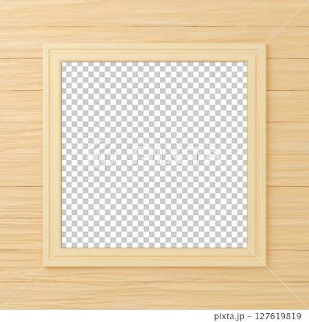 3D material_picture frame_square_yellow 3D material_picture frame_square_yellow 127619819